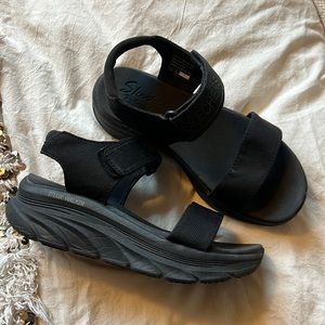 Skechers Black Sandals size 6